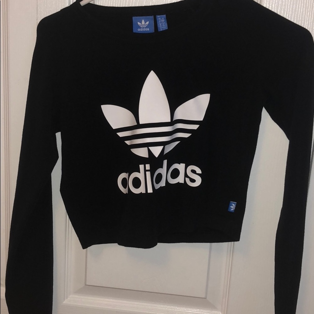 Adidas Crop Top Long Sleeve